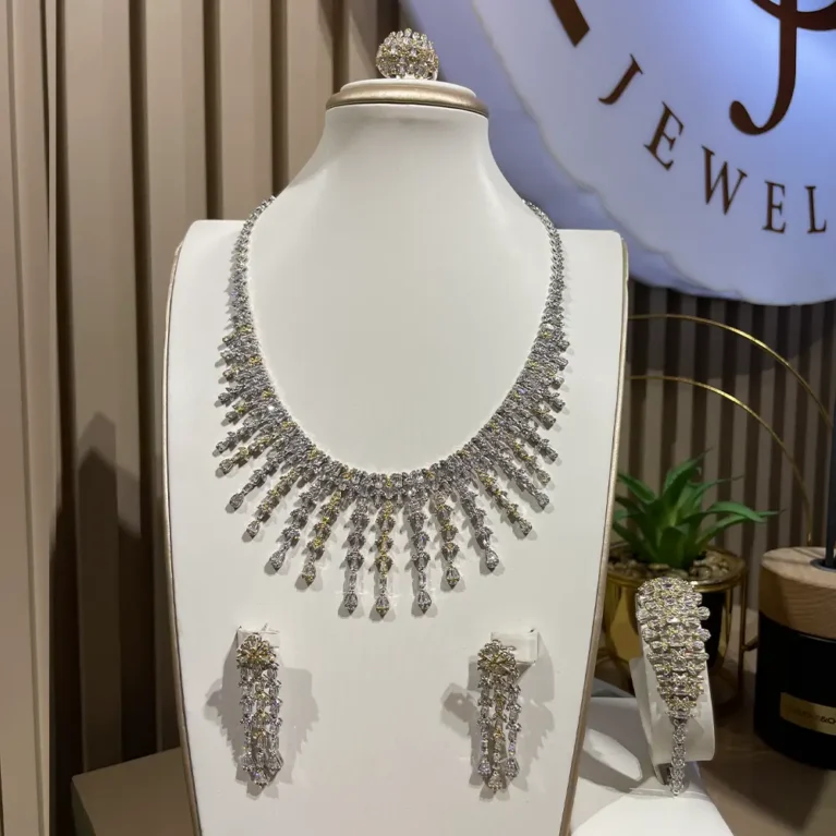 Two Toned Layered Jewelry Set