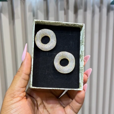Gold Circle Earring