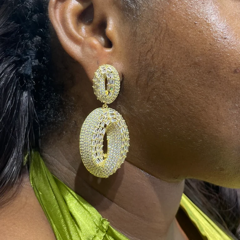Gold Dangling Earring