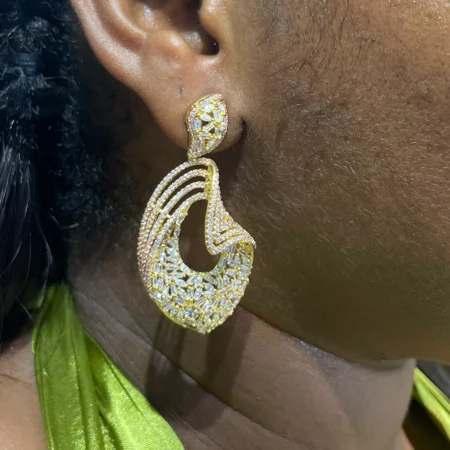 Gold Dangling Earring