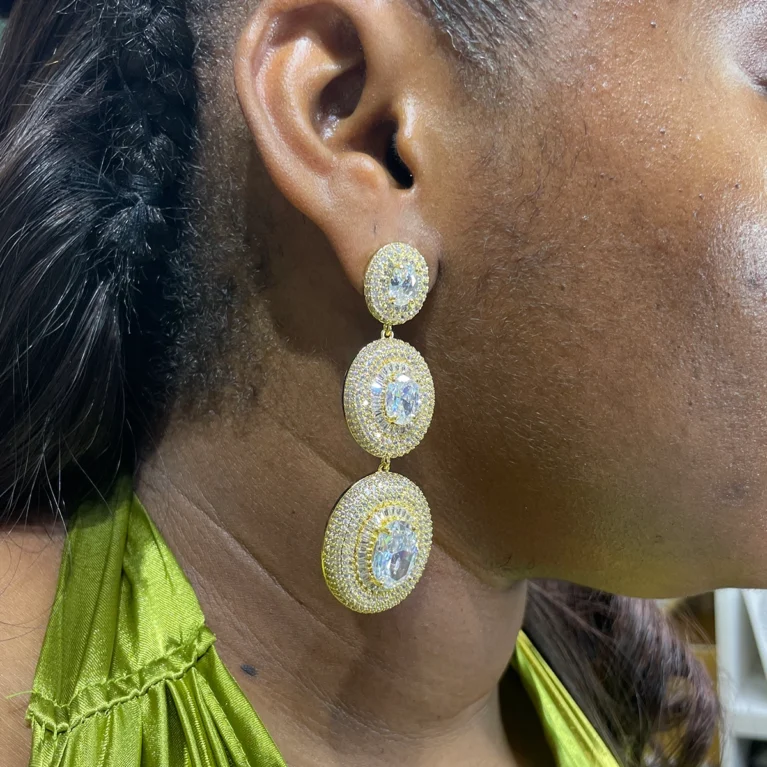 Gold Dangling Earring