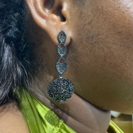 Black Dangling Earring