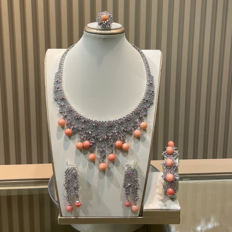 Coral Jewelry Set