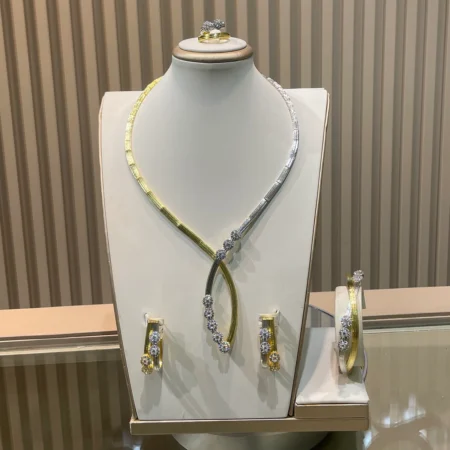 Simple Bridal two tone set