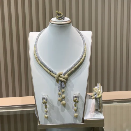 Two Tone Jewelry Set