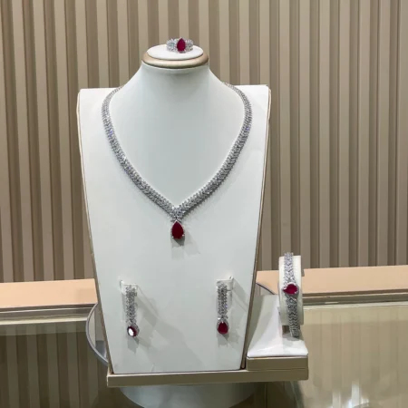 Red Jewelry Set