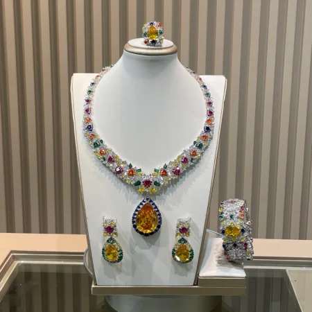 Bold Sparkling Jewelry set