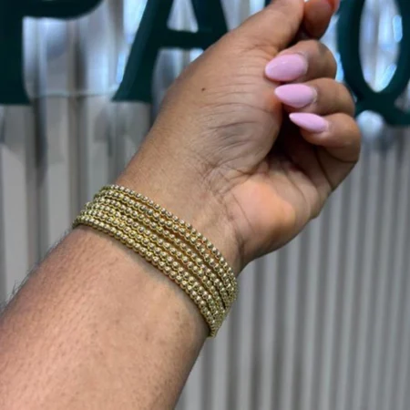Ball Bracelets Small Size Gold