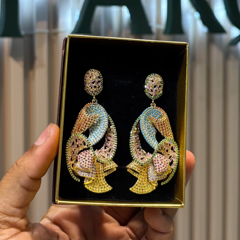 Dangling Colorful Earring