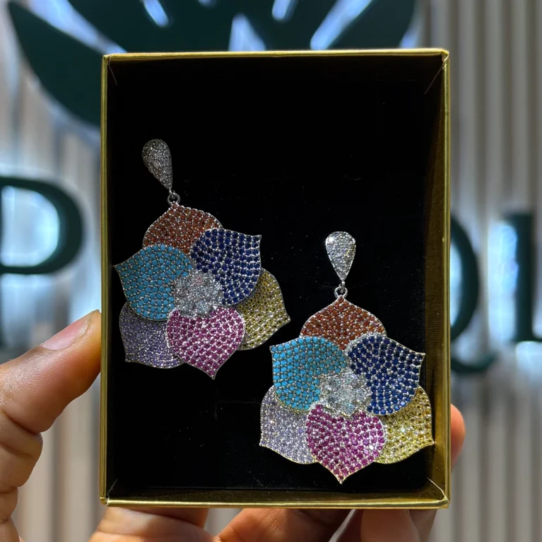 Burst of Colors Earring