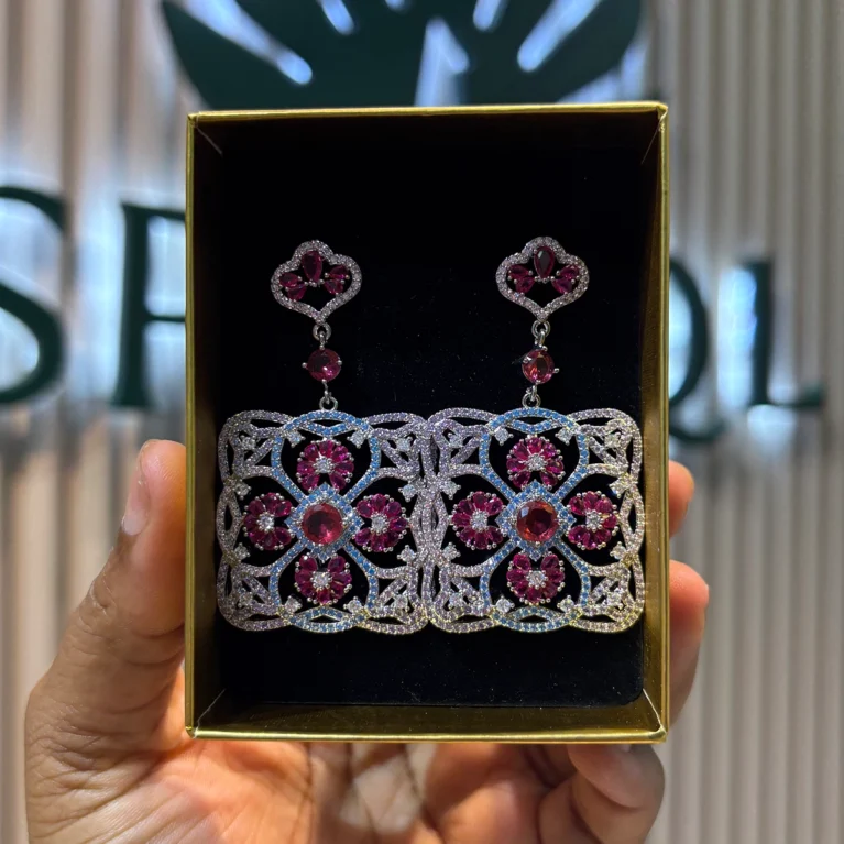 Candy Square Earring