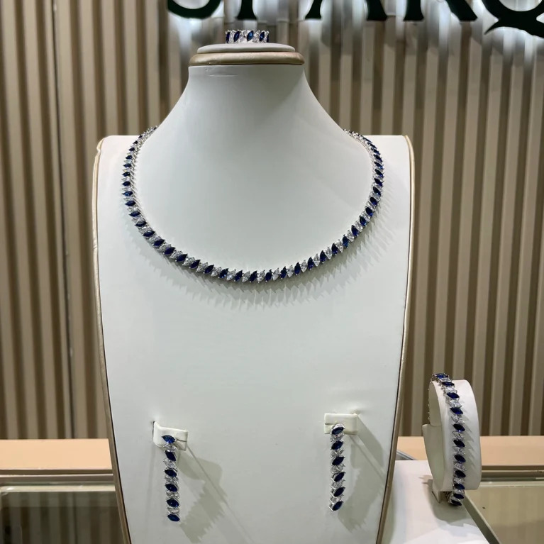Staple Tennis Set in Blue