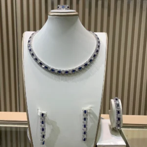 Bold Tennis Set in Blue