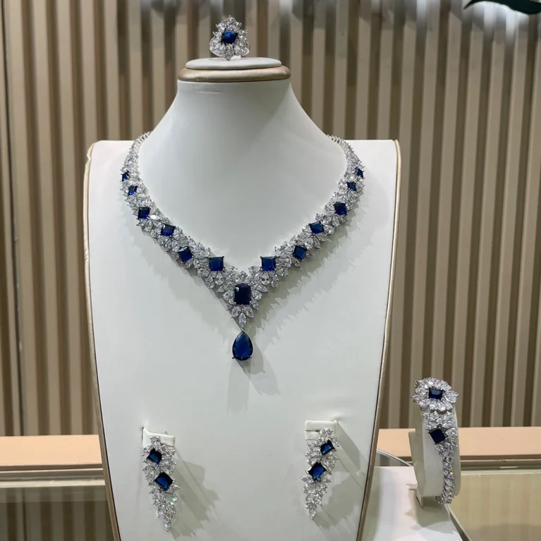 Lady Set In Blue
